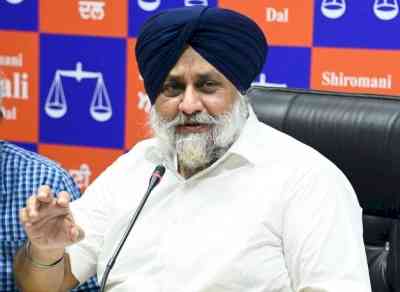 Sukhbir slams AAP for 'undeclared emergency', 'reign of repression' in Punjab