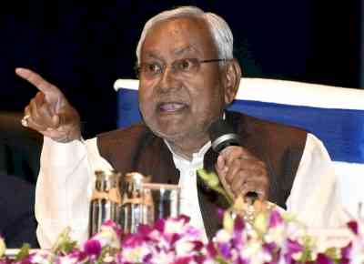 Bihar CM loses cool after seeing English display board at Vidhan Parishad