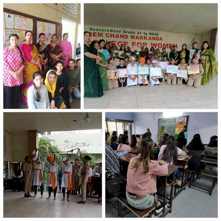 PCM S.D. College for Women paid homage to martyrs 