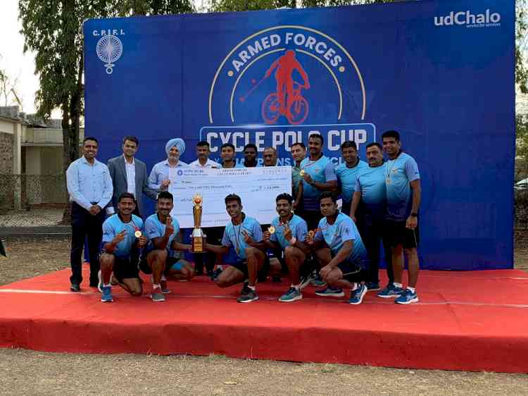 Team Air Force beat Armd Corps; bags udChalo Armed Force Cycle Polo cup 2023