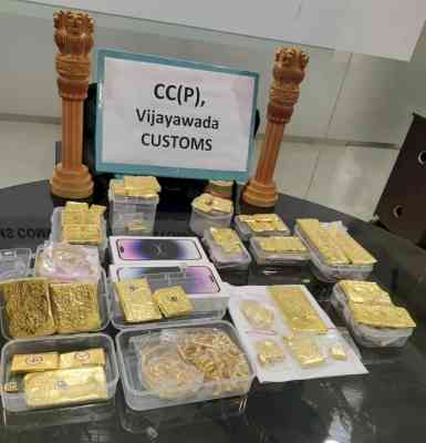 Vijayawada Customs arrests four with 12.97 kg gold valued at Rs 7.48 cr