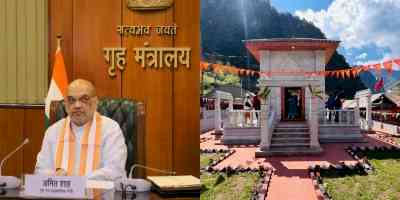 Amit Shah inaugurates Maa Sharda Devi temple at Kupwara in J&K