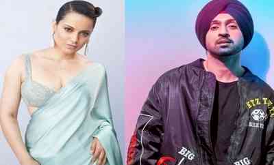 Kangana takes a dig at Diljit, warns he'll be arrested for 'supporting' Khalistanis