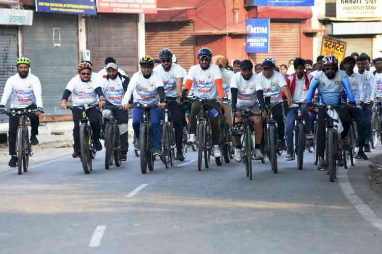 GNA University organised “Anti-Drugs Cycle Rally”