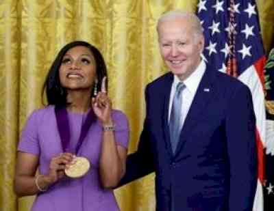 'Still processing': Mindy reacts to getting National Medal of Arts from Biden