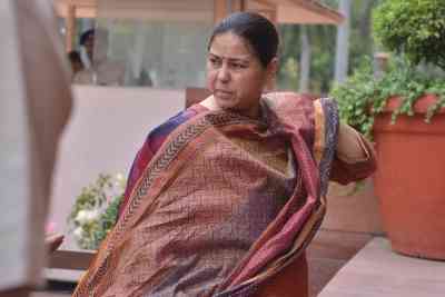 Misa Bharti joins ED probe in land-for-job case