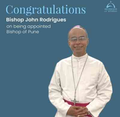 Auxiliary Bishop of Mumbai John Rodrigues is new Bishop of Pune