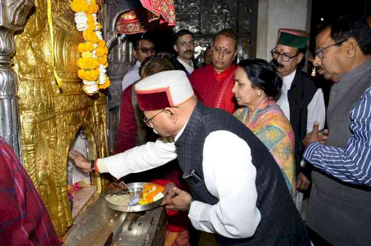 Himachal Governor paid his respects at Kangra Temples during Navratras