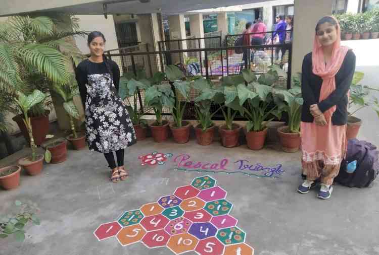 Mathematical Rangoli Competition at PCM S.D College for Women