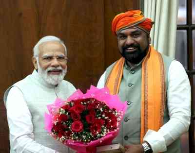BJP's new Bihar chief Samrat Chaudhary calls on PM Modi
