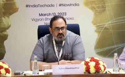 NCLAT order in CCI-Google case a cautionary message to all platforms: Rajeev Chandrasekhar