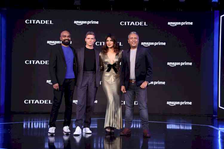 Prime Video’s upcoming global spy thriller- Citadel, kicks-off its global tour with lead cast Richard Madden, and Priyanka Chopra Jonas in Mumbai, India