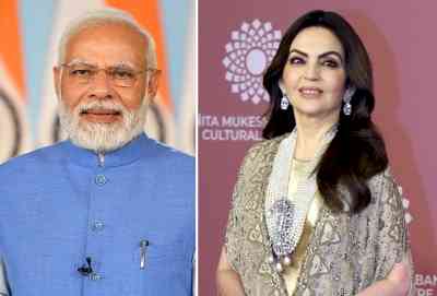 PM Modi congratulates Nita Ambani for the opening of NMACC in Mumbai