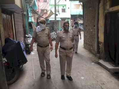 Delhi Police conducts flag march in Jahangirpuri ahead of Hanuman Jayanti