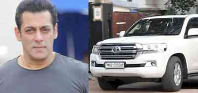 After getting a gun, Salman Khan zips around in a bullet-proof imported SUV