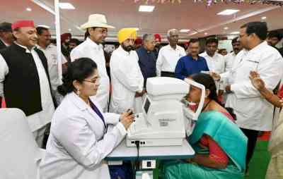Eye tests conducted for one cr people under T'gana's 'Kanti Velugu'