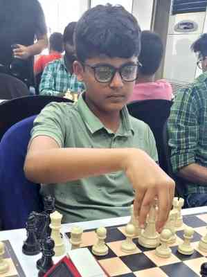 12-year-old Ishaan Tendolkar holds IM Vikramaditya Kulkarni in All India FIDE Rating Chess