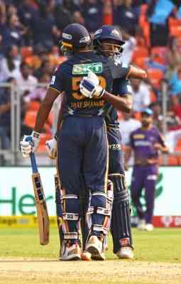 IPL 2023: Vijay Shankar, Sai Sudharsan smash fifties, take Gujarat to 204/4 against KKR