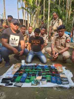Assam police seize drugs valued at Rs 10cr; arrest 2