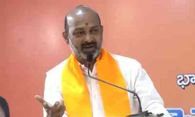 My mobile phone is with CM KCR, claims Bandi Sanjay