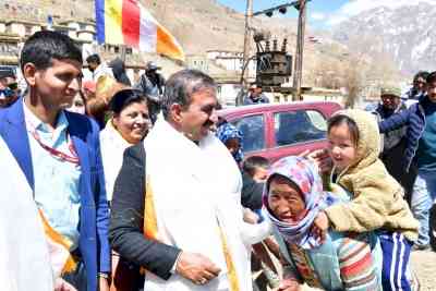 Himachal CM gets rousing welcome in Spiti Valley