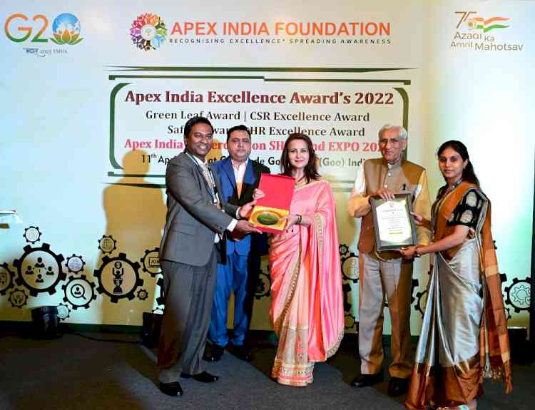 Brandix India Apparel City wins Apex India Green Leaf ‘Platinum’ Award for Sustainability