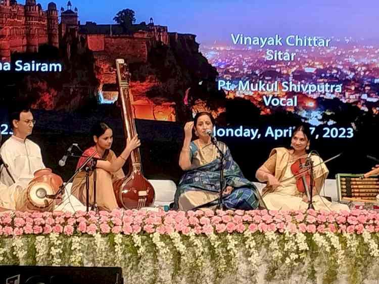 Vocalist Padma Shri Aruna Sairam mesmerizes audience on Day 1 of Bhilwara Sur Sangam 2023