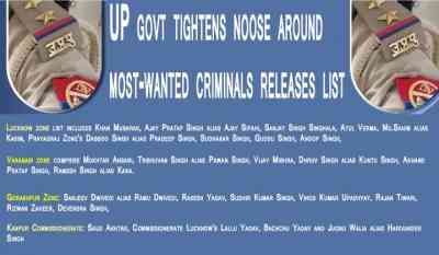 UP govt tightens noose around most-wanted criminals, releases list