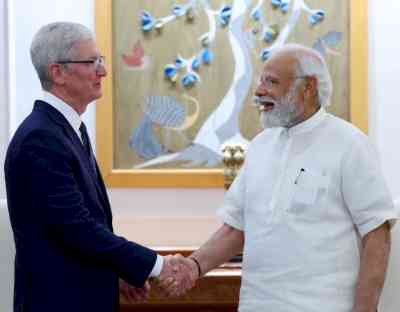 Committed to growing, investing across the country: Cook tells PM Modi
