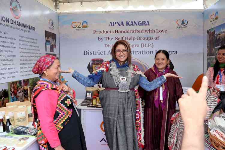 Himachali Products Garner Attention from Foreign Guests at G20 Meet in Dharamshala