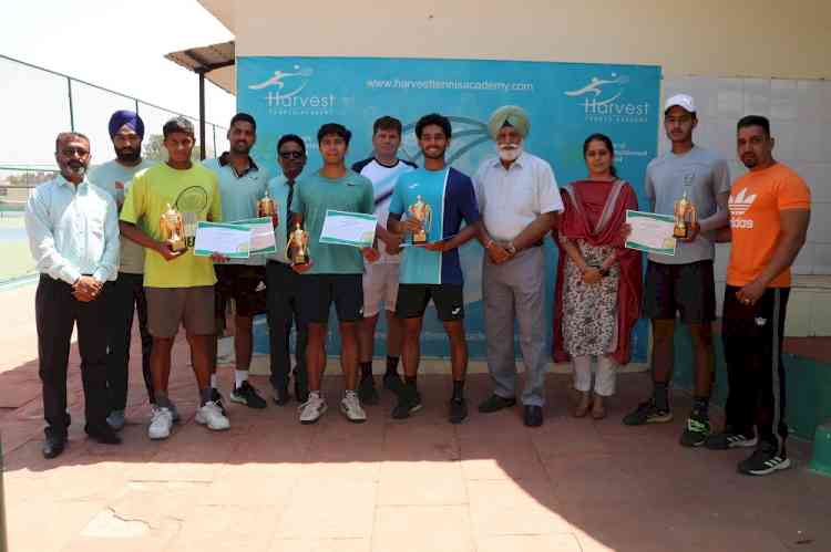 Neeraj in Singles and Akash & Sunil in Doubles Win Crowns at AITA Rs.1 Lac Men’s Tennis Tournament at Jassowal