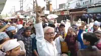 Slogans shouted in favour of Atiq Ahmed in Patna, police swing into action