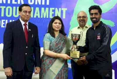 Inter-Unit table tennis: G Sathiyan, T Reeth Rishya win men's and women's singles titles
