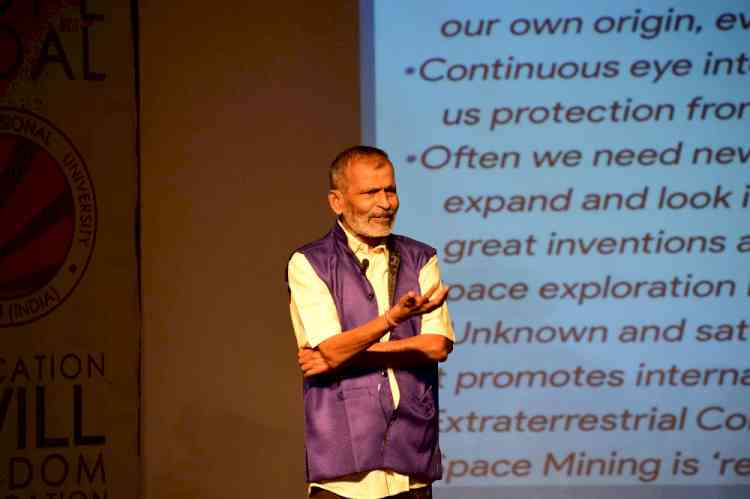 ISRO’s former Mission Director interacted with LPU’s Aerospace Engineering Students