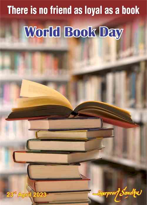 Online visuals signifying importance of books to mark World Book Day launched in Ludhiana
