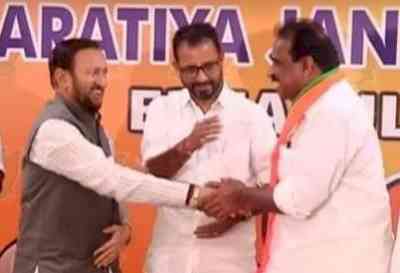 Kerala Congress (Joseph) leader Victor T. Thomas joins BJP