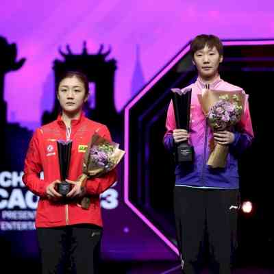Table tennis: Wang Chuqin, Wang Manyu crowned again at WTT Champions Macao