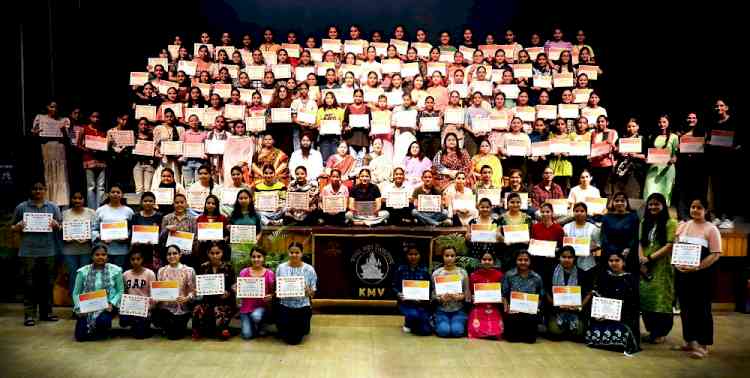 213 KMVites receive Employability Skills Certification