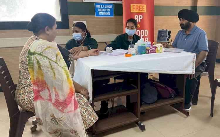 Free BP and Blood Sugar Checkup Camp started at DMC&H