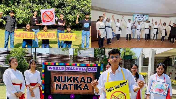 'World Malaria Day' celebrated by students of 'Health and Wellness Club' in all five schools of Innocent Hearts