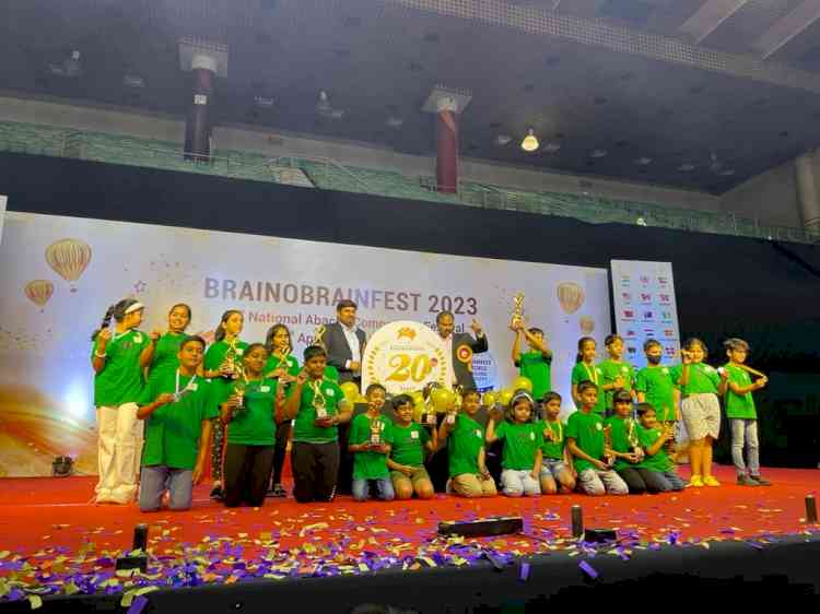 National Abacus Competition: Students from Creative Arts Brain 'O' Brain kids Academy shine