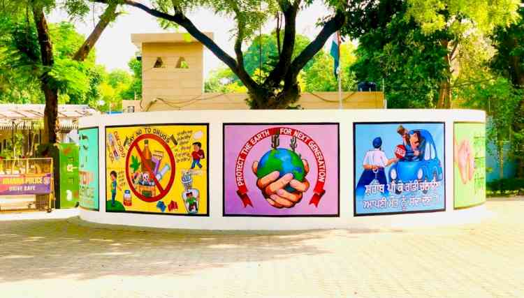 Socially relevant innovative makeover of District Police Khanna premises 