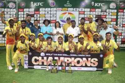 Deaf Chennai Blasters Team wins IDCA 4th Deaf Indian Premier League 2023