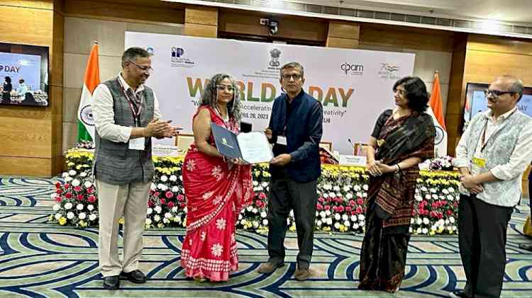 UIPS, PU professor honoured with WIPO NATIONAL AWARD FOR INVENTORS by GOI on World Intellectual Property Day