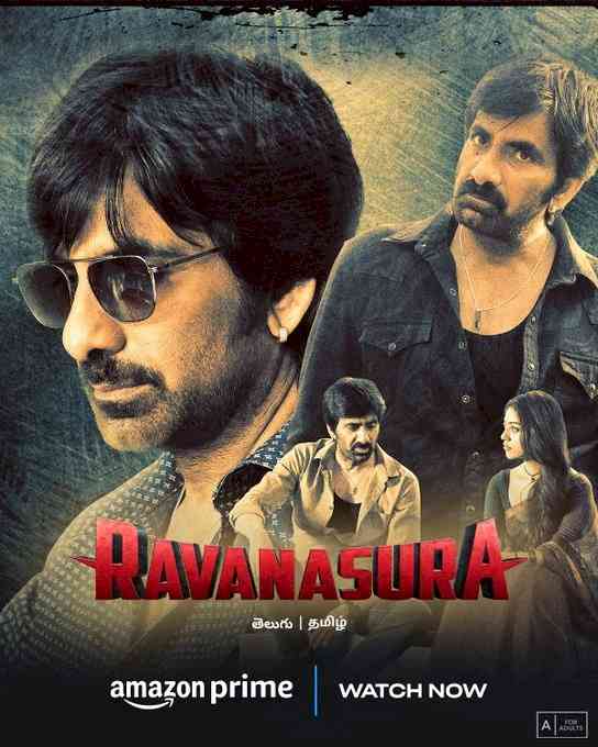 Prime Video announces global streaming premiere of Ravi Teja's Telugu crime-drama, Ravanasura, from April 28