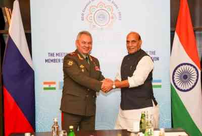 SCO Defence Ministers' meet: Rajnath holds bilateral talks with Russian counterpart