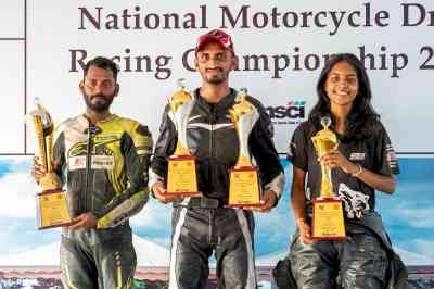 National 2W Drag Racing: Double for Bengaluru's Abdul Shaikh; Jagathishree tops among girls
