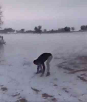 Hailstorm hits Rajasthan, orange alert issued