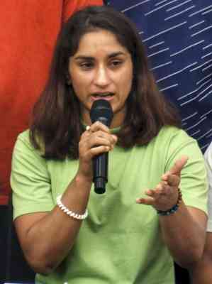 'Anurag Thakur tried to suppress the matter', alleges Vinesh Phogat amid protest