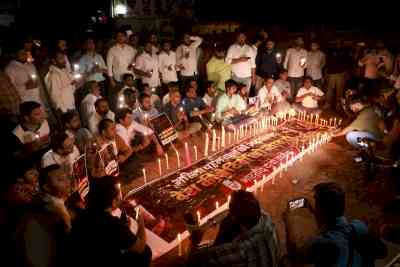IYC holds candle-light march in support of protesting wrestlers